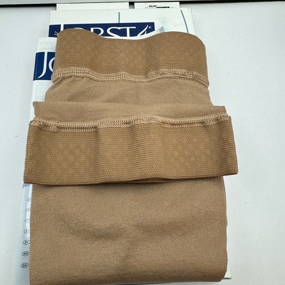 NEW Jobst Relief Comp. 20-30 mmHg X-Large Knee High Stockings Support Beige - Picture 5 of 10